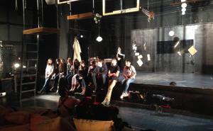  / Članovi teatarske radionice Travnik posebni gosti sinoćnjeg igranja predstave 'Tajna džema od malina', FOTO: MESS